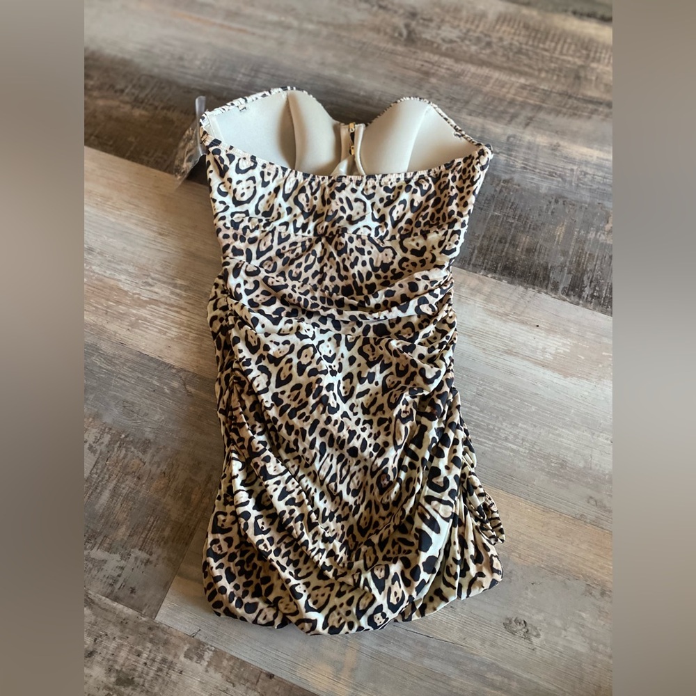 Leopard Print  One Piece - Picture 3 of 9